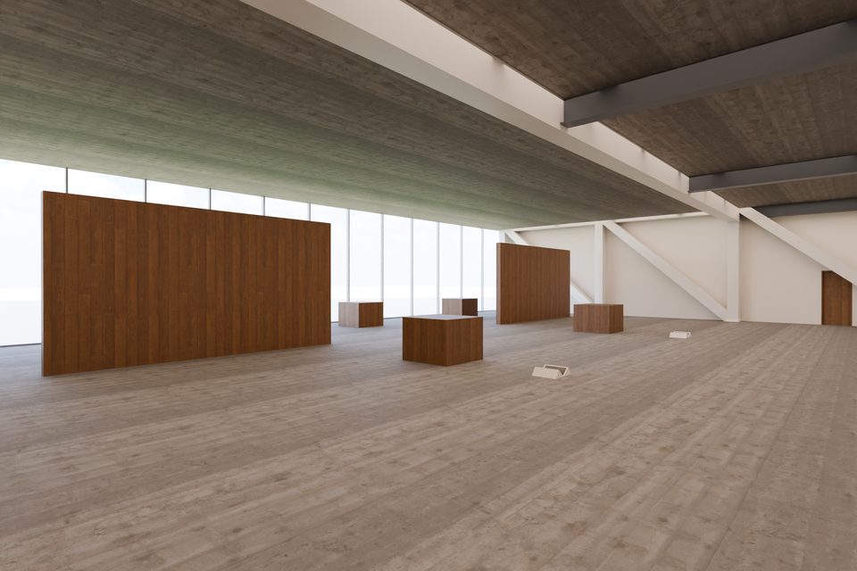 Cantilevered exhibition hall / 懸挑展覽廳