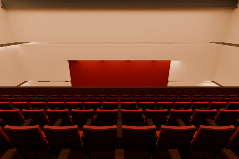 Main theatre from the balcony / 主劇場，自樓座